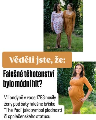 Jo. Ženy si uměle vycpávaly břicho… A my tu řešíme, jestli nám „jde vidět po obědě“. 😅 Mrkni k nám do eshopu a objev šaty,...